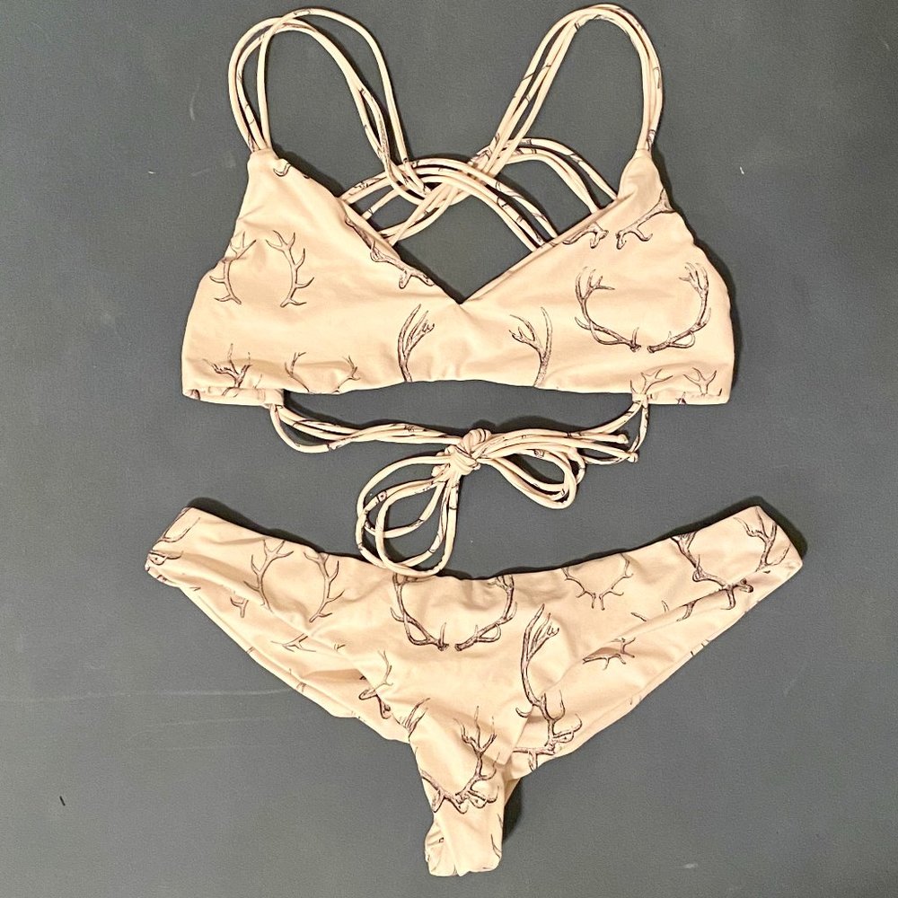 Boys & Arrows Antler Bikini, size L